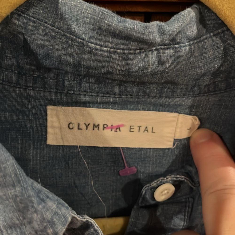 Olympia Etal Rhodes Dress shirt light denim blue - Picture 8 of 10